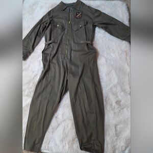 Khaki Utility Jumpsuit